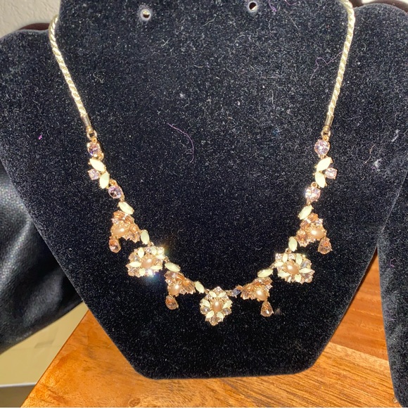 Touchstone Crystal Necklace By Swarovski EUC - Picture 5 of 6